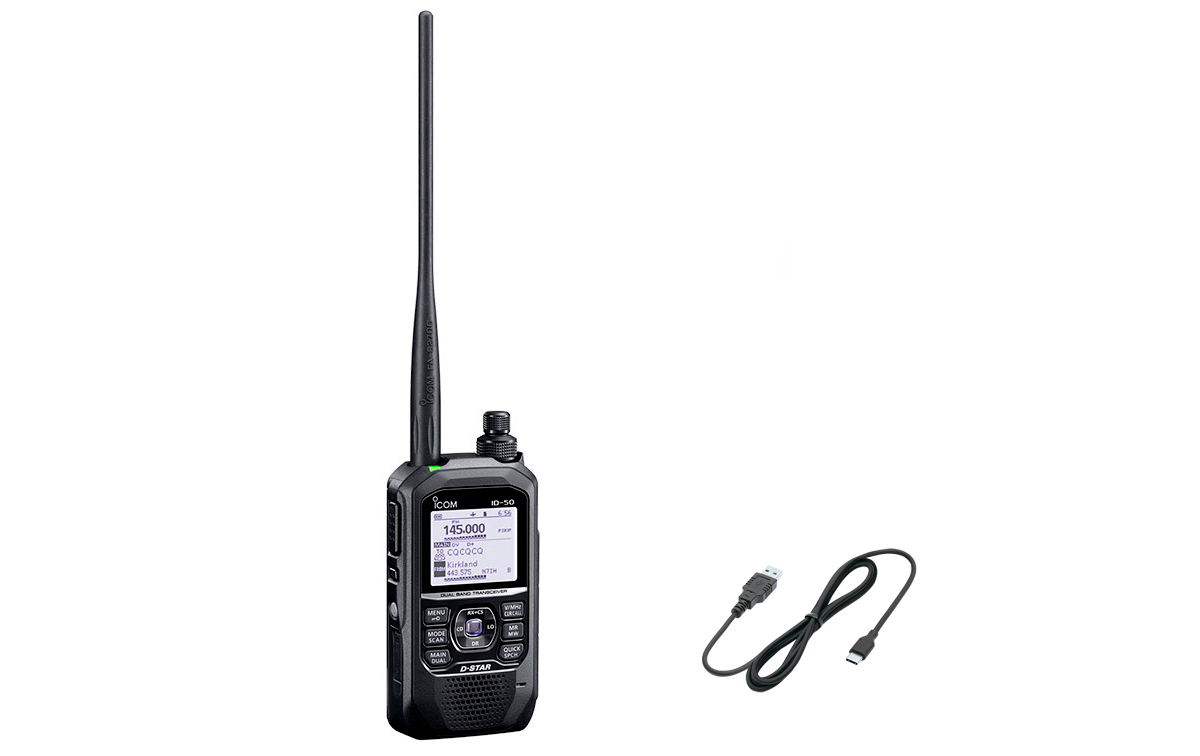 ICOM ID-50E Walkie doble banda VHF/UHF DIGITAL D-Star