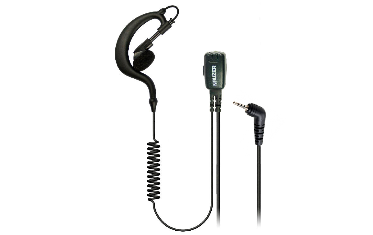 pin29-sp1 nauzer micro-auricular orejera cable negro rizado