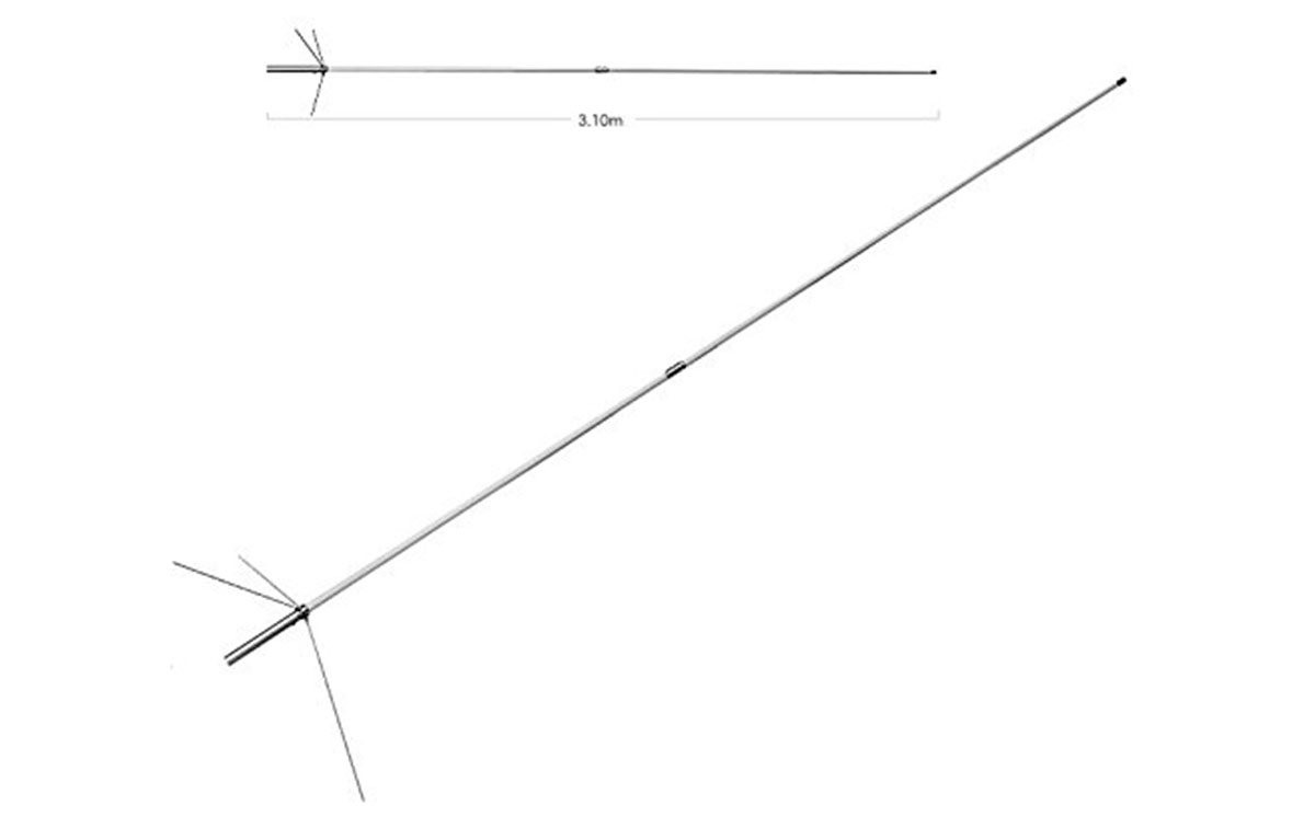 Diamond X Pl Antena Original Diamond Bibanda Vhf Uhf Mhz