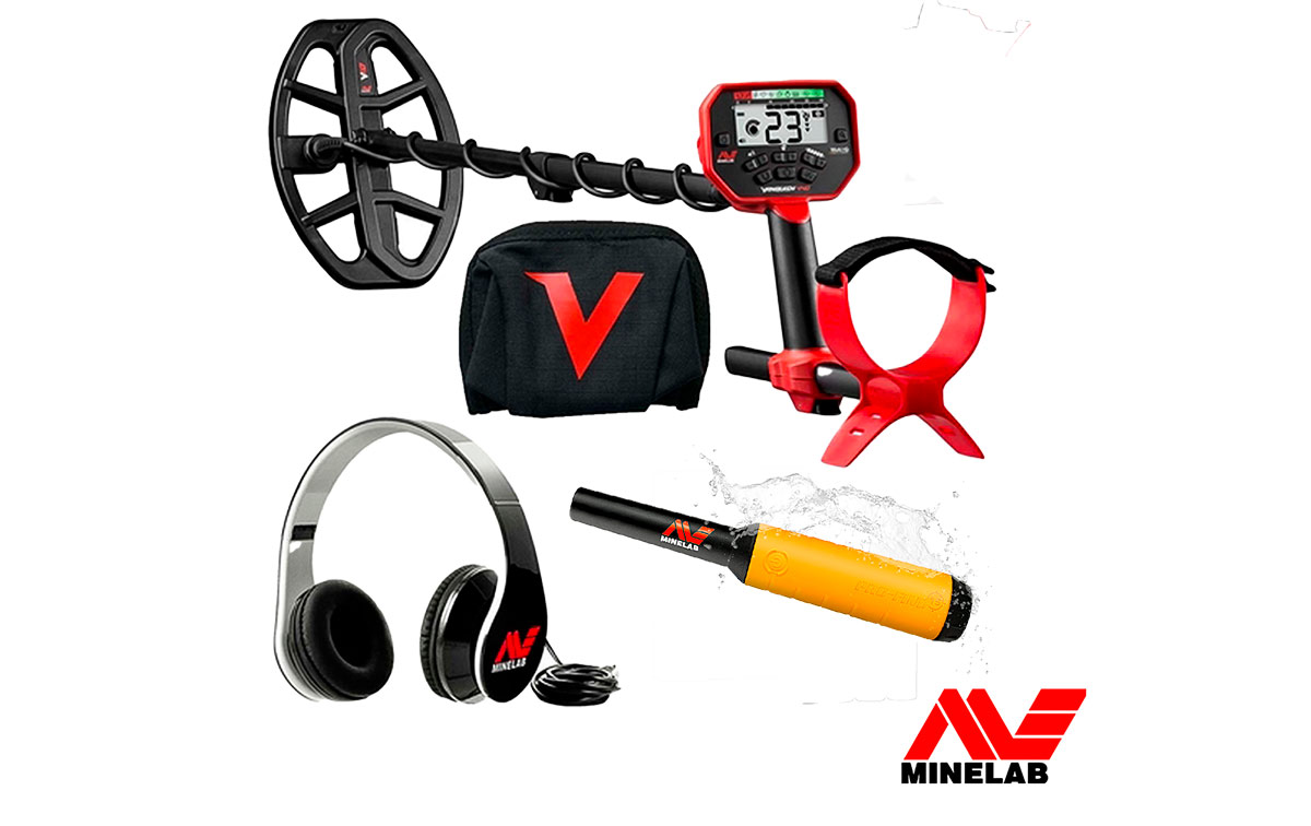 Minelab Vanquish 540 PACK Metal Detector With Multi IQ