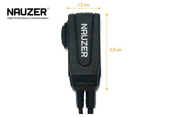 PIN39S2 NAUZER Micro Auricular Pinganillo Orejera Para ICOM