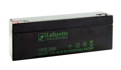 SW1223 LAFAYETTE Batería de Plomo recargable 12 volt. 2,3 Amp.