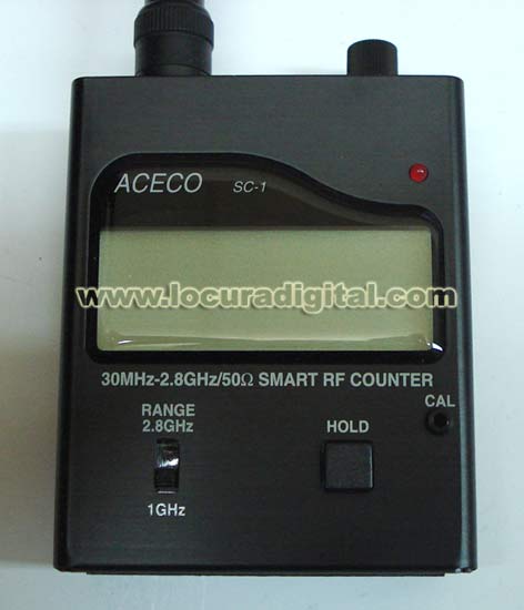 ACECO FC-5002 DETECTOR DE RADIO DE 30 A 900 MHZGRECUENCIA