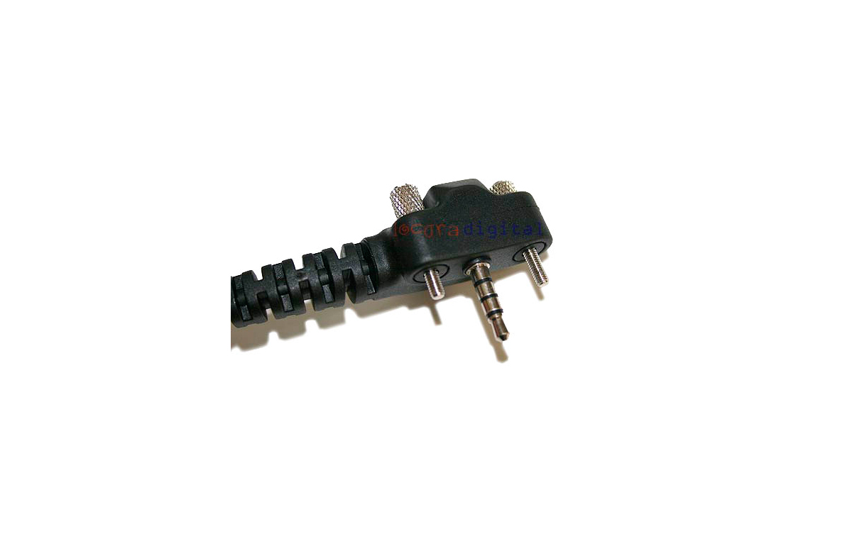 PIN 39-Y2 Micro-Auricular tubular con PTT especial para ambientes ruidosos