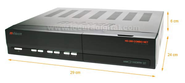 HD-300 LA TERRE PAR SATELLITE COMBONET MVISION
