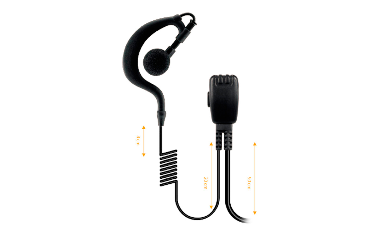 pin-29-m earpiece with ptt button