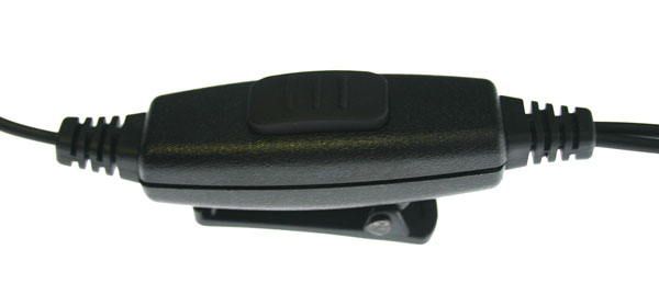 PIN MAT-T5.  Micro-Auricular  tubular con DOBLE PTT especial para ambientes ruidos, uso Militar, Seguridad o industrial. Ideal para Vigilancia en Discotecas, conciertos, etc.... 