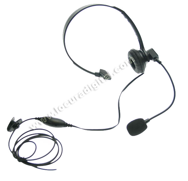 Nauzer HEL770-M2. High quality headset with PTT and VOX system. For MOTOROLA handhelds