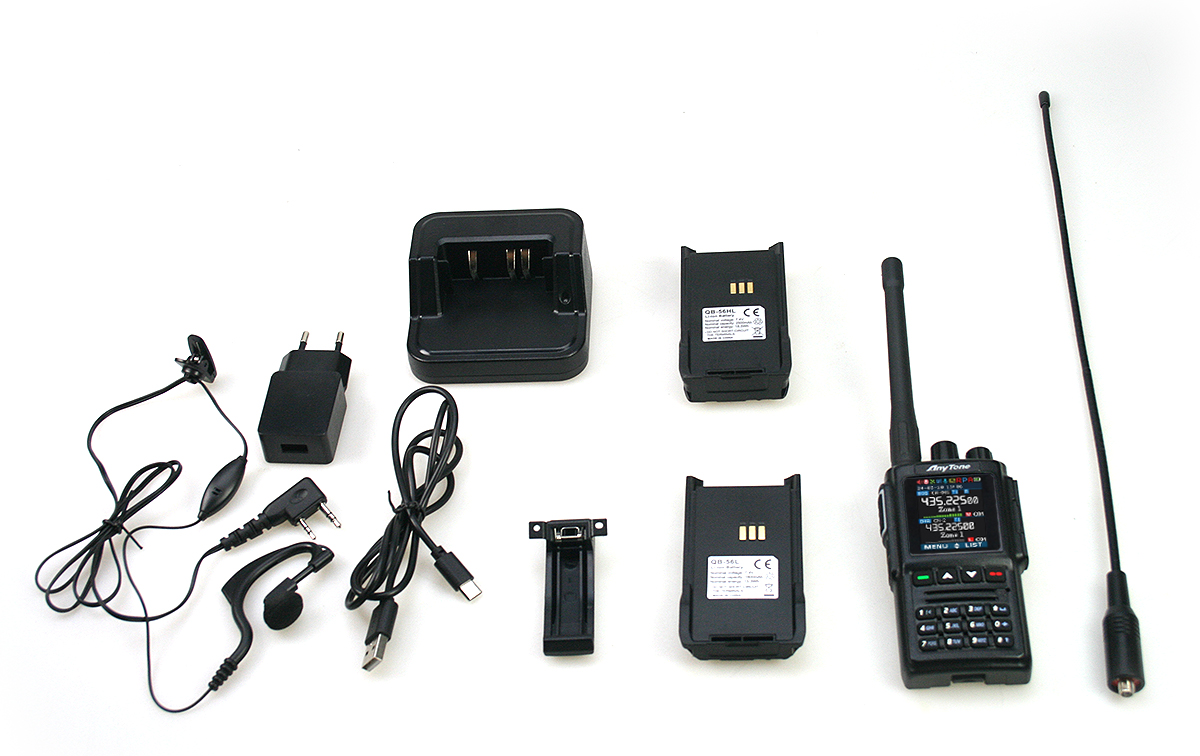 ANYTONE AT-D168 UV Walkie doble banda DMR 144/430 Mhz APRS digital