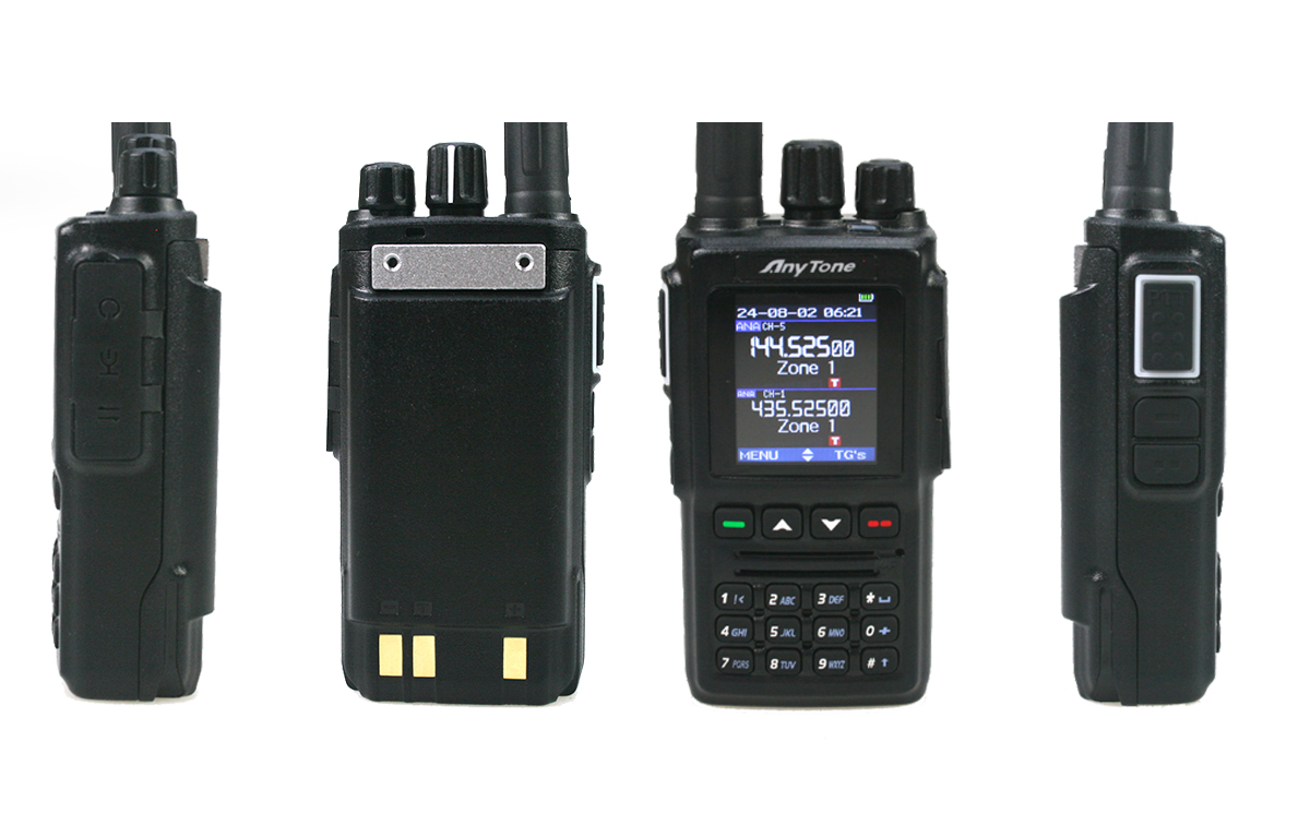 ANYTONE AT-D168 UV Walkie doble banda DMR 144/430 Mhz APRS digital