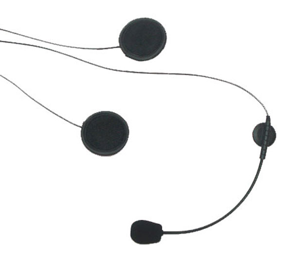 NAUZER KIM-66-K.   Headset Boom Microphone Kit for use with open helmet.   For Kenwood, Puxing and Wouxun handhelds