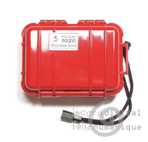  1020-025-170 Micro-Maleta de protección Rojo - Opaca