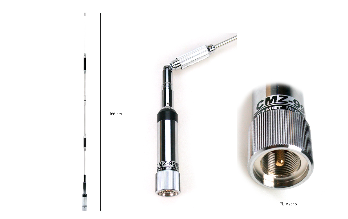 COMET CMZ-9900 ANTENNA. Antena bibanda VHF/UHF Longitud 156 cm