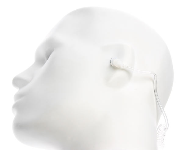 nauzer pin 39 m micro auricular tubular con ptt especial para ambientes ruidosos