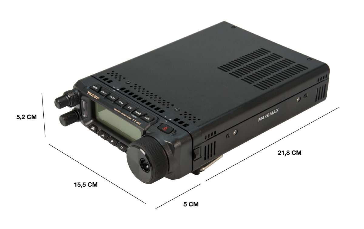 transceptor yaesu ft-891 para banda hf + 50 mhz