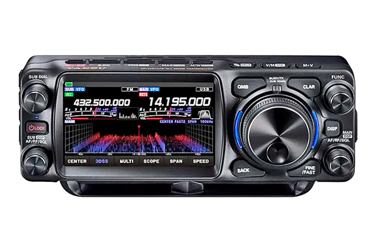 yaesu ftx-1f emisora movil qrp y sdr multi modo hf / 50 / 144/ 430 mhz