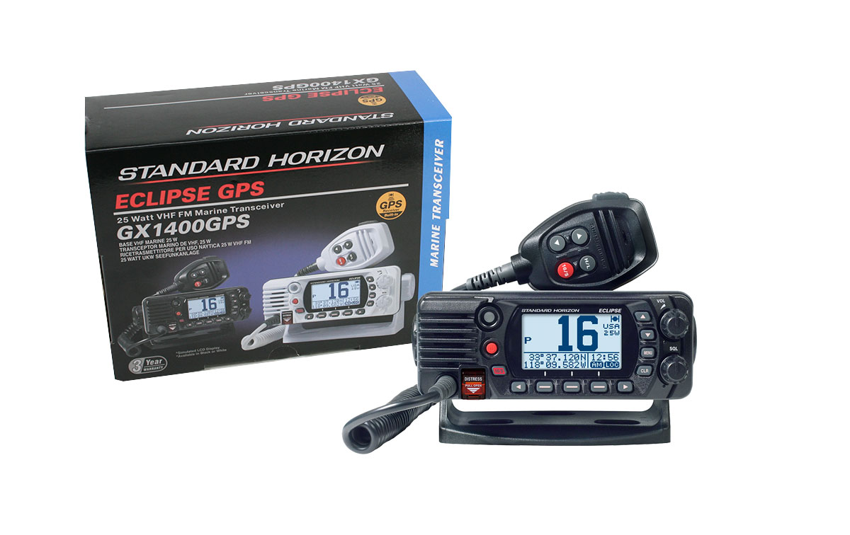 Fixed VHF GX1400GPS Fixed VHF Transceiver with GPS, ITU class D Standard  Horizon