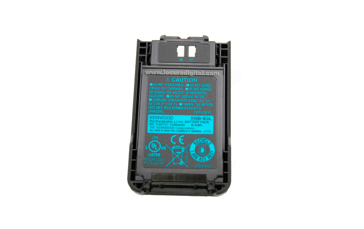 Batteries • KNB-63L Features • Kenwood Comms