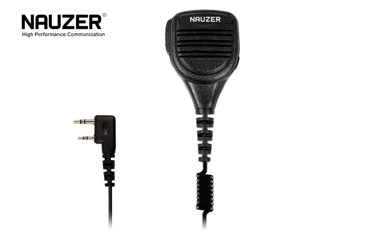 nauzer mia-120-id5, micro-altavoz para walkies icom id-50e, id-52