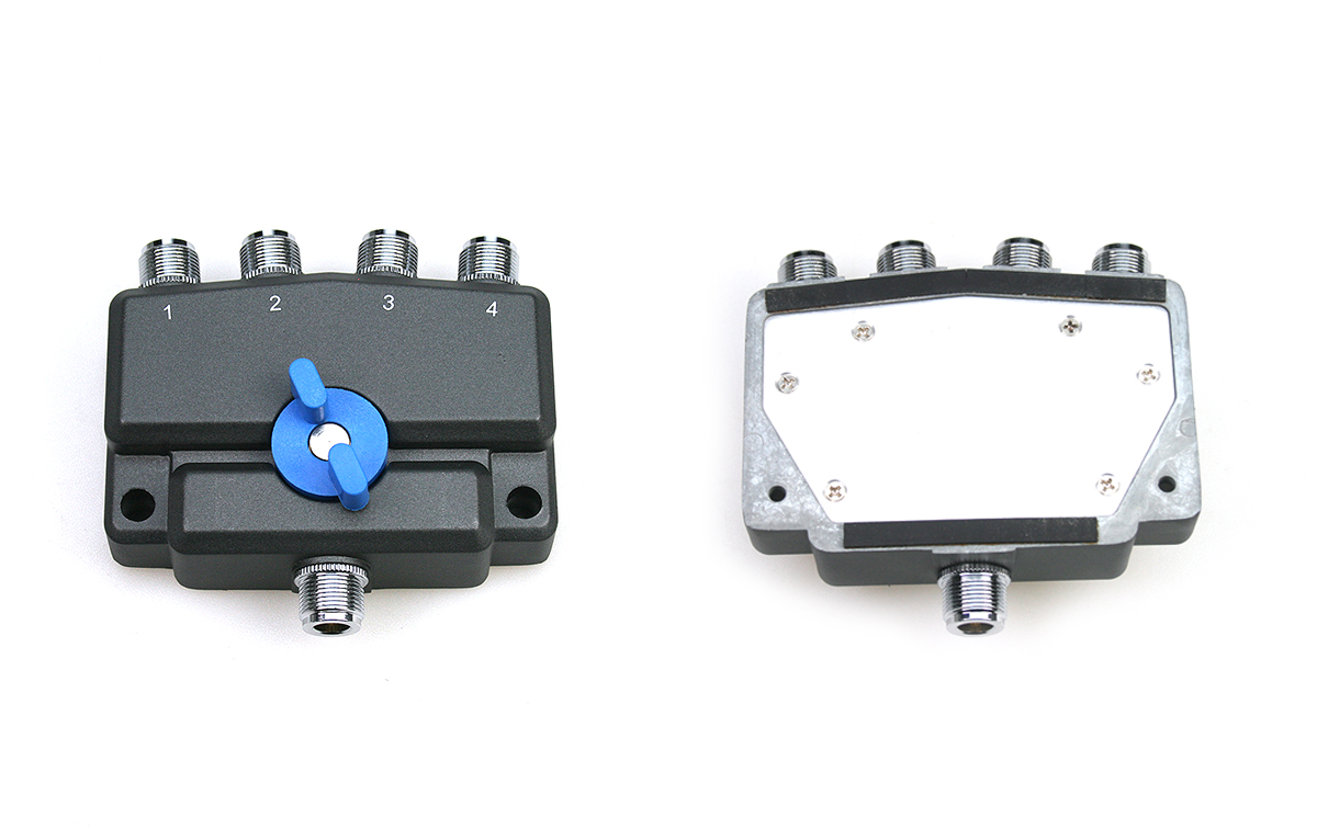 MIRMIDON MIRC04N Conmutador 4 posiciones conectores PL hembra