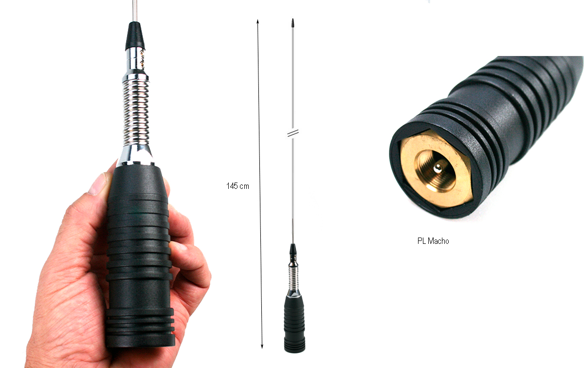 FALKOS-ML 145RA Antena CB 27Mhz. (solo antena,sin base y sin cable) 