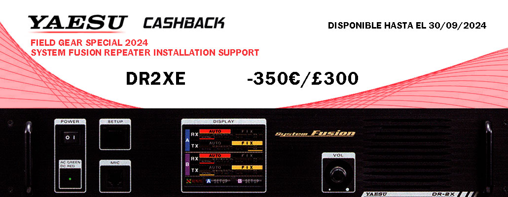 YAESU CASHBACK REPETIDORES