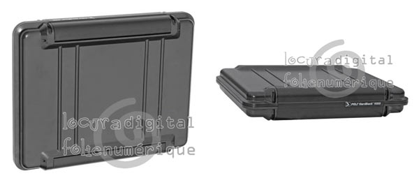 1080-003-110 Maleta indestructible, Negra, con forro interior - Especial ordenadores portátiles