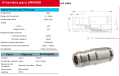 CON-4264 N connecteur FEMELLE câble RF-400UF diamètre du câble 10,3 mm