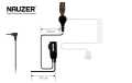 NAUZER PIN-39-MM35 Micro-Auricular Tubular LUTHOR TL-72, POLMAR GEMNI 