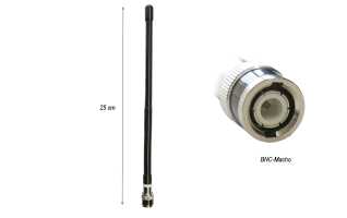 MAAS KHA-27-TNC Antena CB 27 Mhzpara walkies. 24 cm. Conector TNC