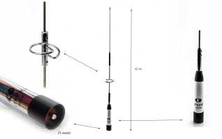 PWR-NR-66 Antena movil doble banda VHF-UHF longitud 42 cms.