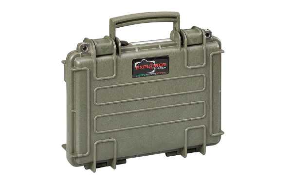 Valise Explorer 3005GE couleur vert sans mousse Int L300 x L210 x P58