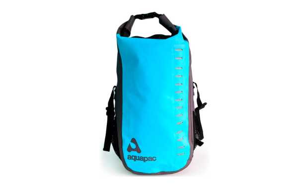 AQUAPAC 792 TOCCOA Backpack. Blue color waterproof