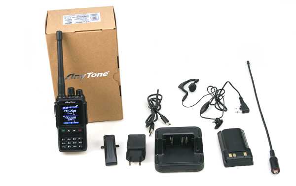 ANYTONE AT-D168 UV Walkie doble banda DMR 144/430 Mhz  APRS digital