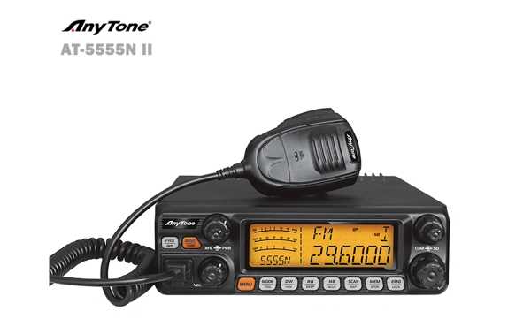 ANYTONE AT-555N-II Émetteur AM/FM/SSB 10 mètres puissance 60 W