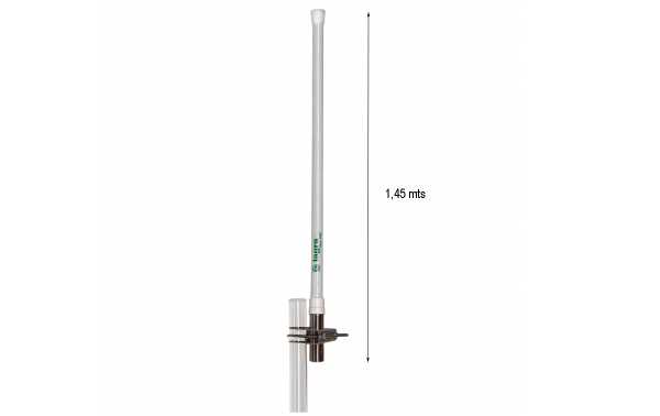 Antenne TAGRA bande aérienne 118 - 136 Mhz longueur aviation 145 cm