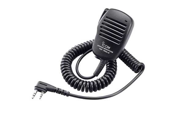 ICOM HM-186LS Compact speaker microphone for ICOM IP100H walkie talkies