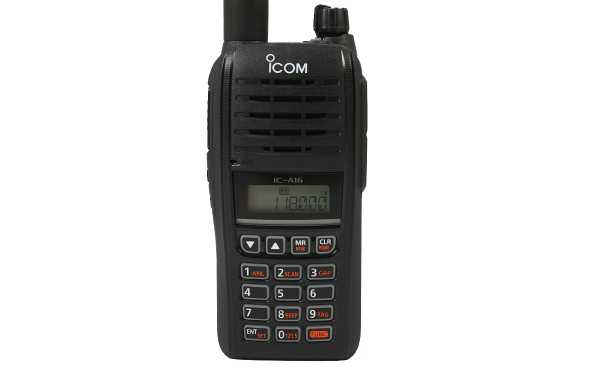 iCom IC-A16E, Walkie VHF banda aérea – Action Pro