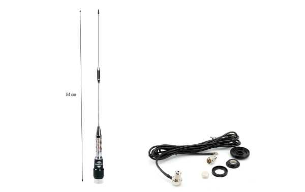 SIRTEL SRTM-438COM Antena Bi-Banda VHF-UHF 144/430 Mhz. Longitud 84 cm